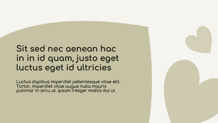 Heart Flare Beige Celebration slide 2